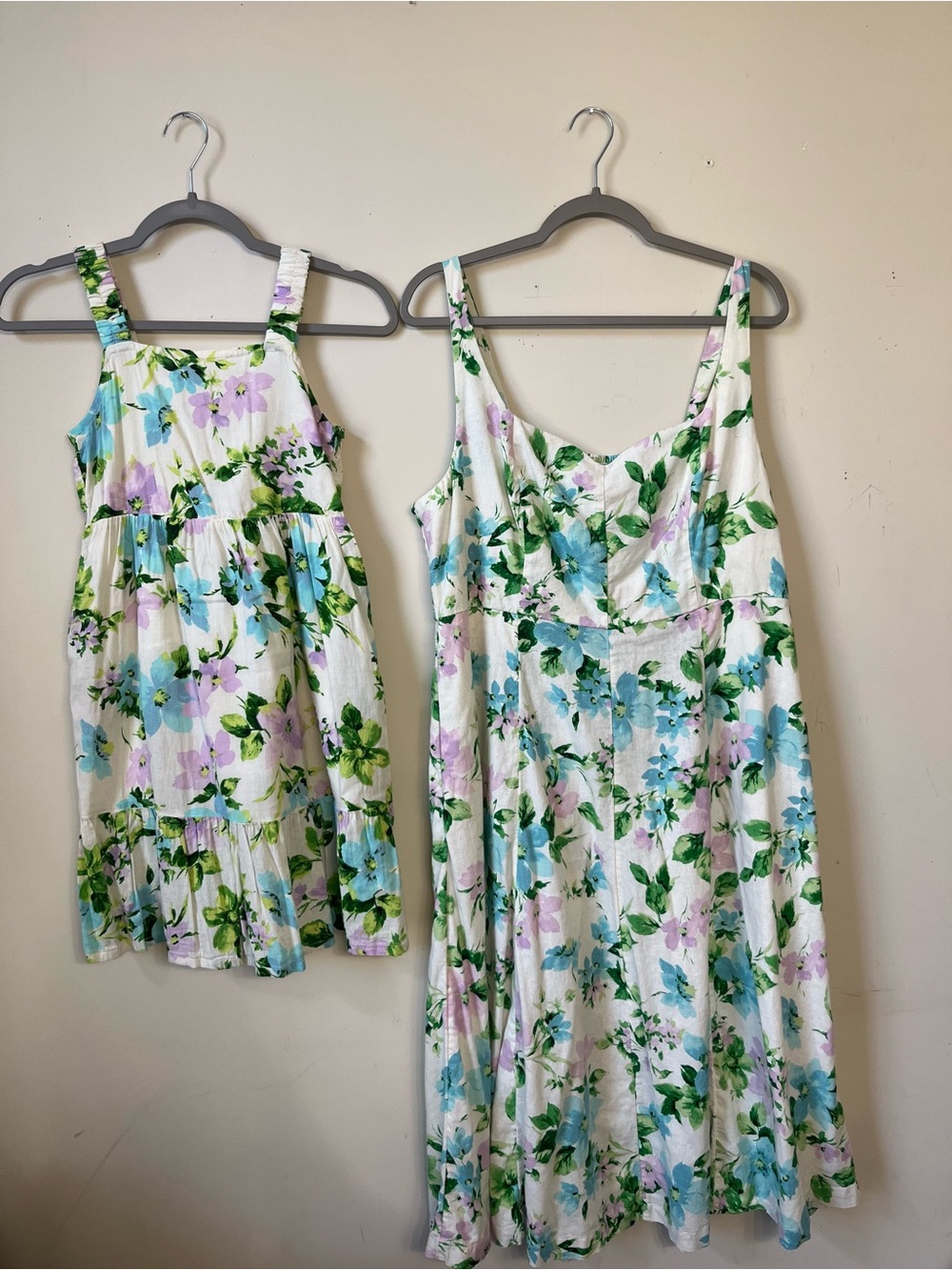 Old Navy Mother/Daughter Blue & Lavender Matching Dresses, PXL / Girls L (10)